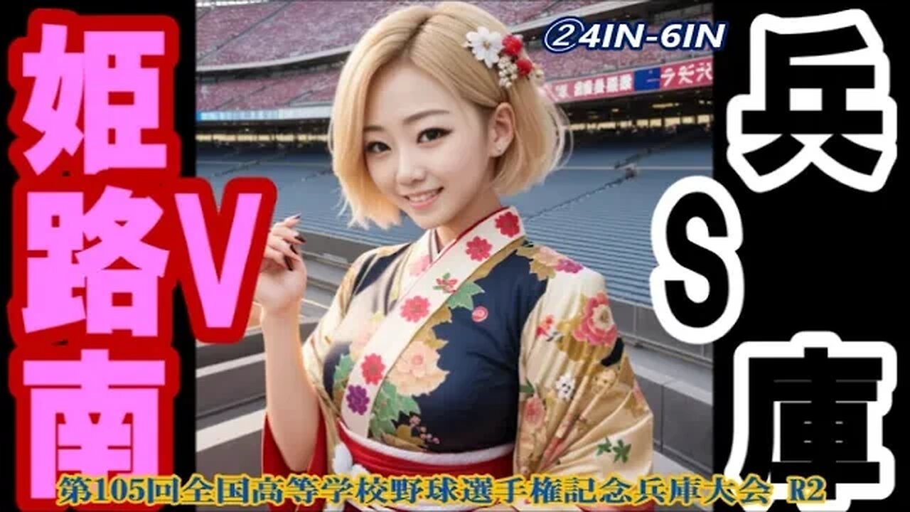 【第105回全国高等学校野球選手権記念兵庫大会】姫路南vs兵庫InPlay全収録②4IN-6IN