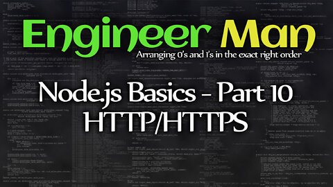 HTTP - Node.js Basics Part 10