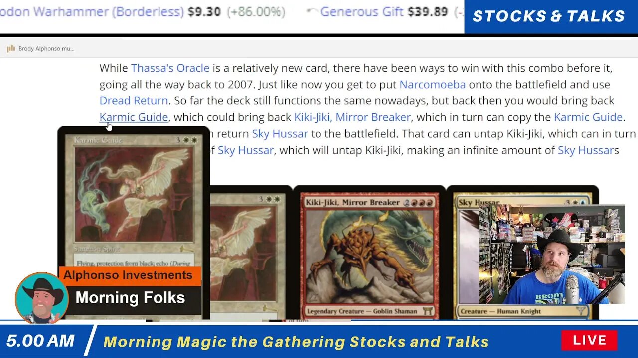 Brody's MTG Stock & Talks Mar 6#MTG #finance #MTGsecretlair #MTGArena