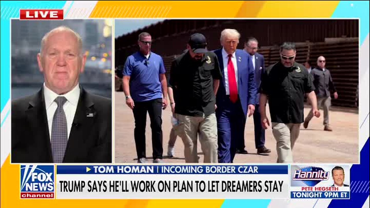 Tom Homan: We Will Fix Border Crisis as Soon as We Can, ‘We Are Not Waiting Until January 20, I’m Working Now’