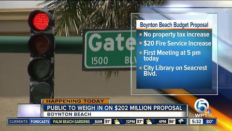 Boynton Beach budget talks begin with fire tax increase proposal