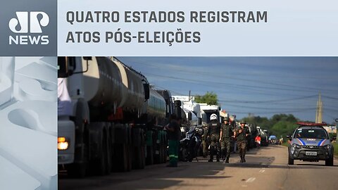 Nove interdições e 18 bloqueios: as manifestações em rodovias federais neste sábado (19)