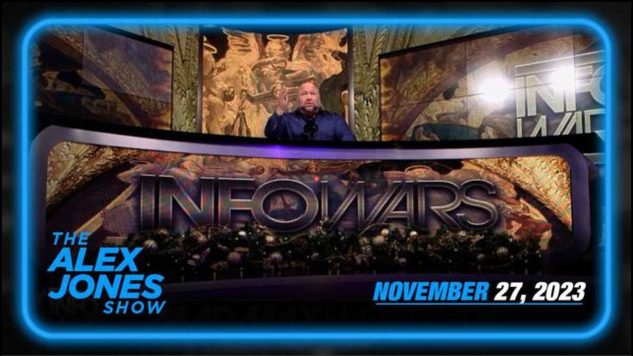 ALEX JONES FULL SHOW (MON 27 NOV 23) UN PUSHES NEW LOCKDOWNS TO COUNTER SWINE FLU, CHINESE “MYSTERY"