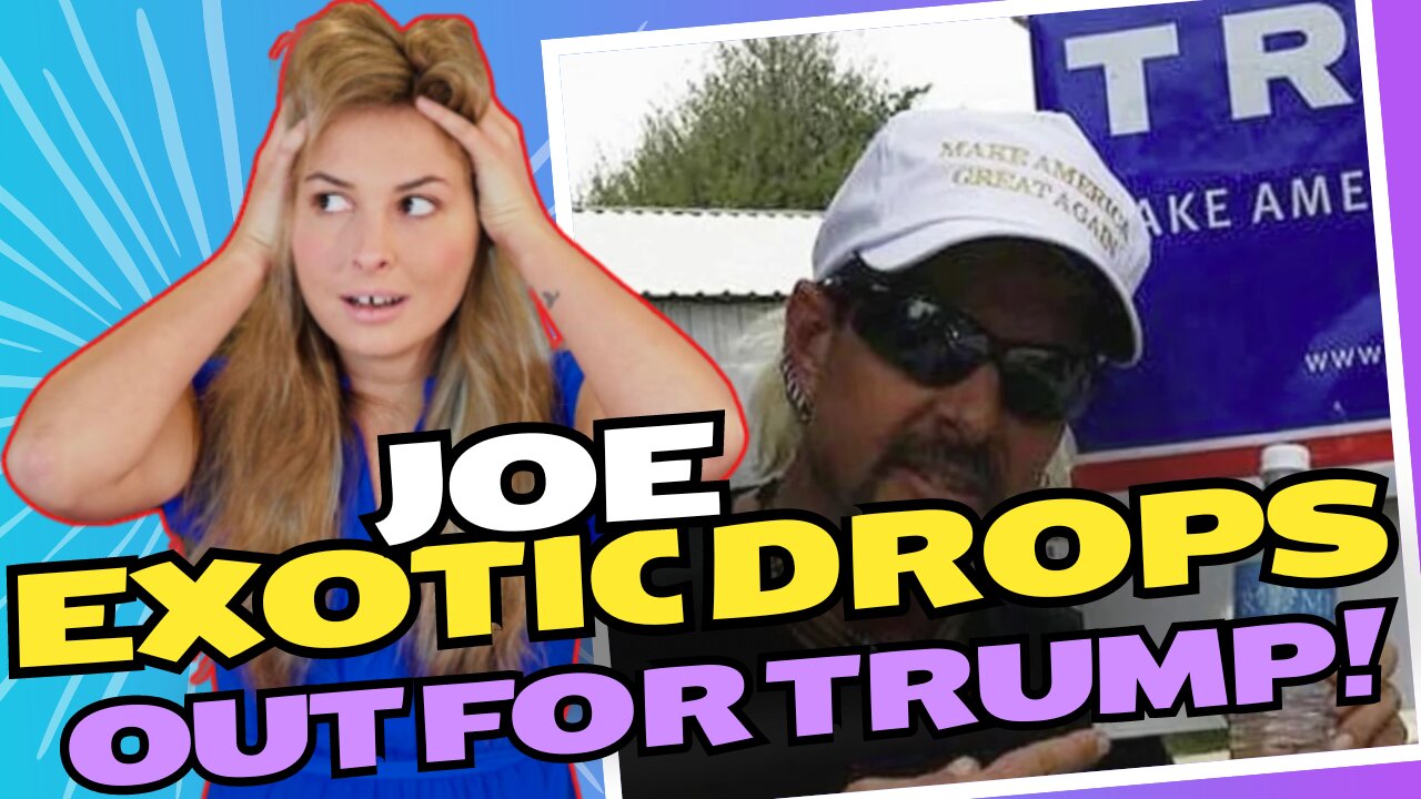 Joe Exotic suspends presidential campaign, goes all in for Trump???!!