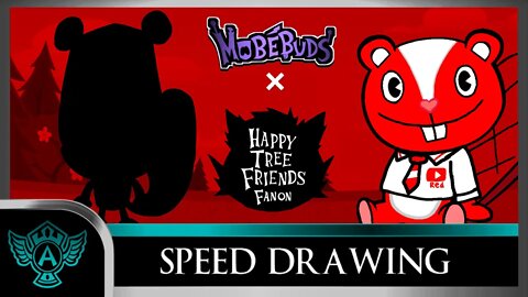 Speed Drawing: Happy Tree Friends Fanon - YT Red | Mobebuds Style