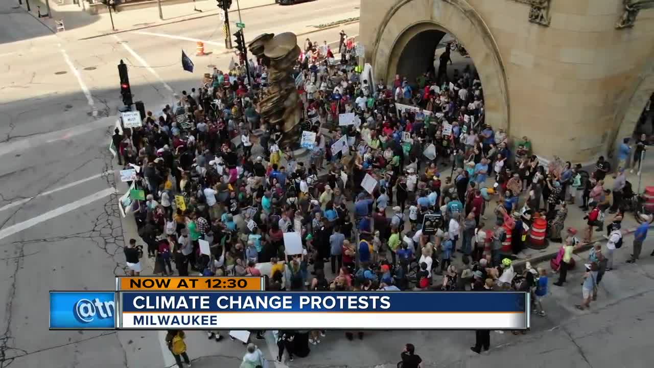 Global Climate Strike brings hundreds of people out to march Milwaukee streets