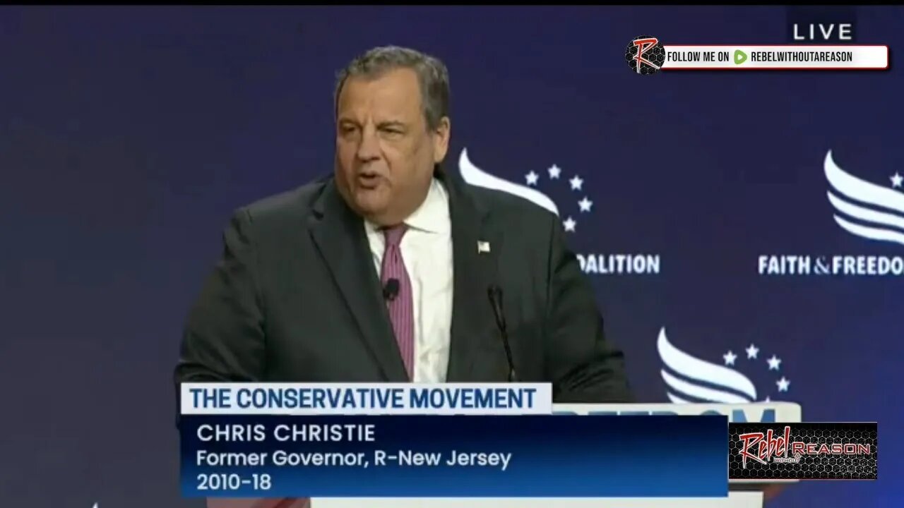 (FULL SPEECH) Chris Christie speaks at faith and freedom coalition