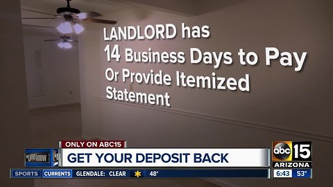 How to get your rental deposit back
