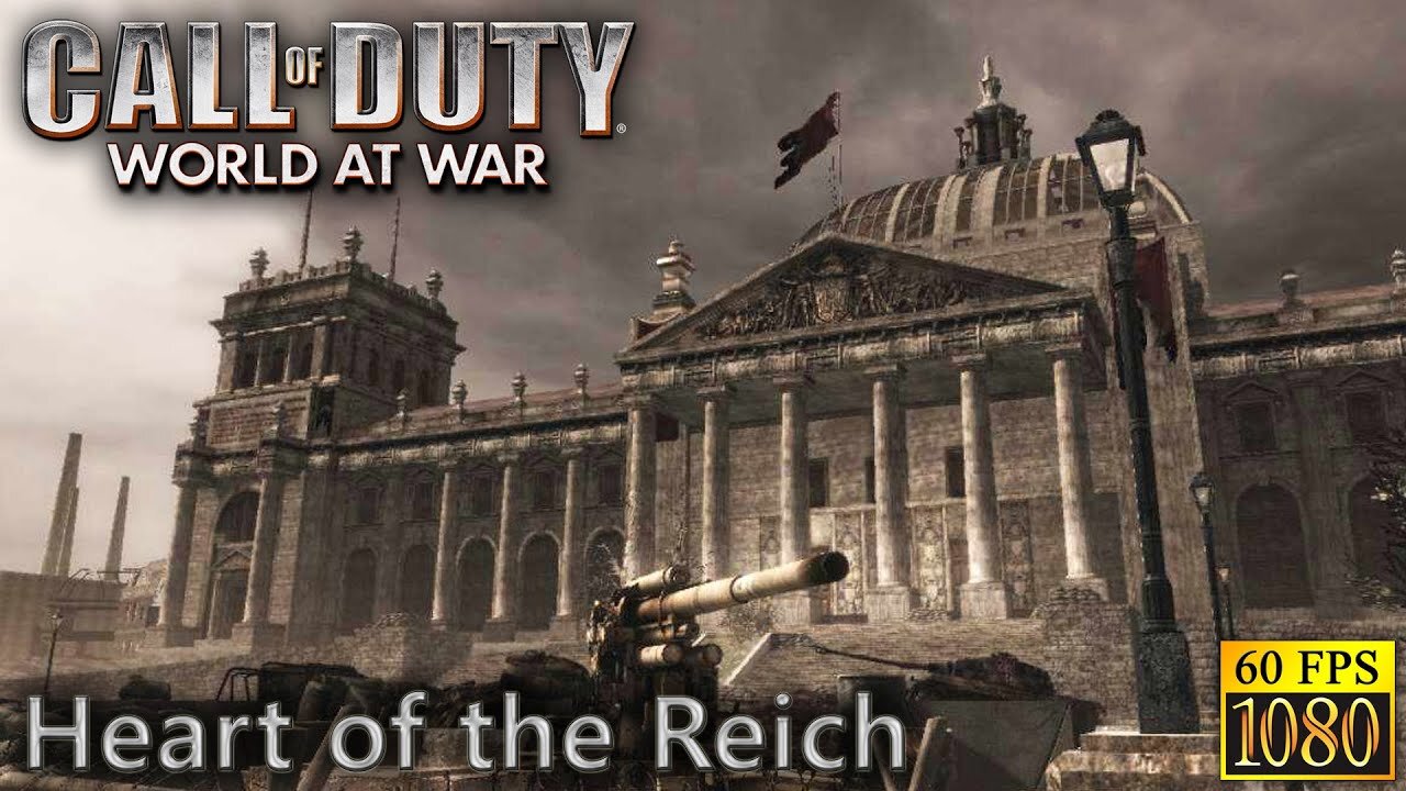 COD World At War Gameplay Walkthrough Part 14 Mission 14 Heart Of The Reich Ultra Settings [4K UHD]