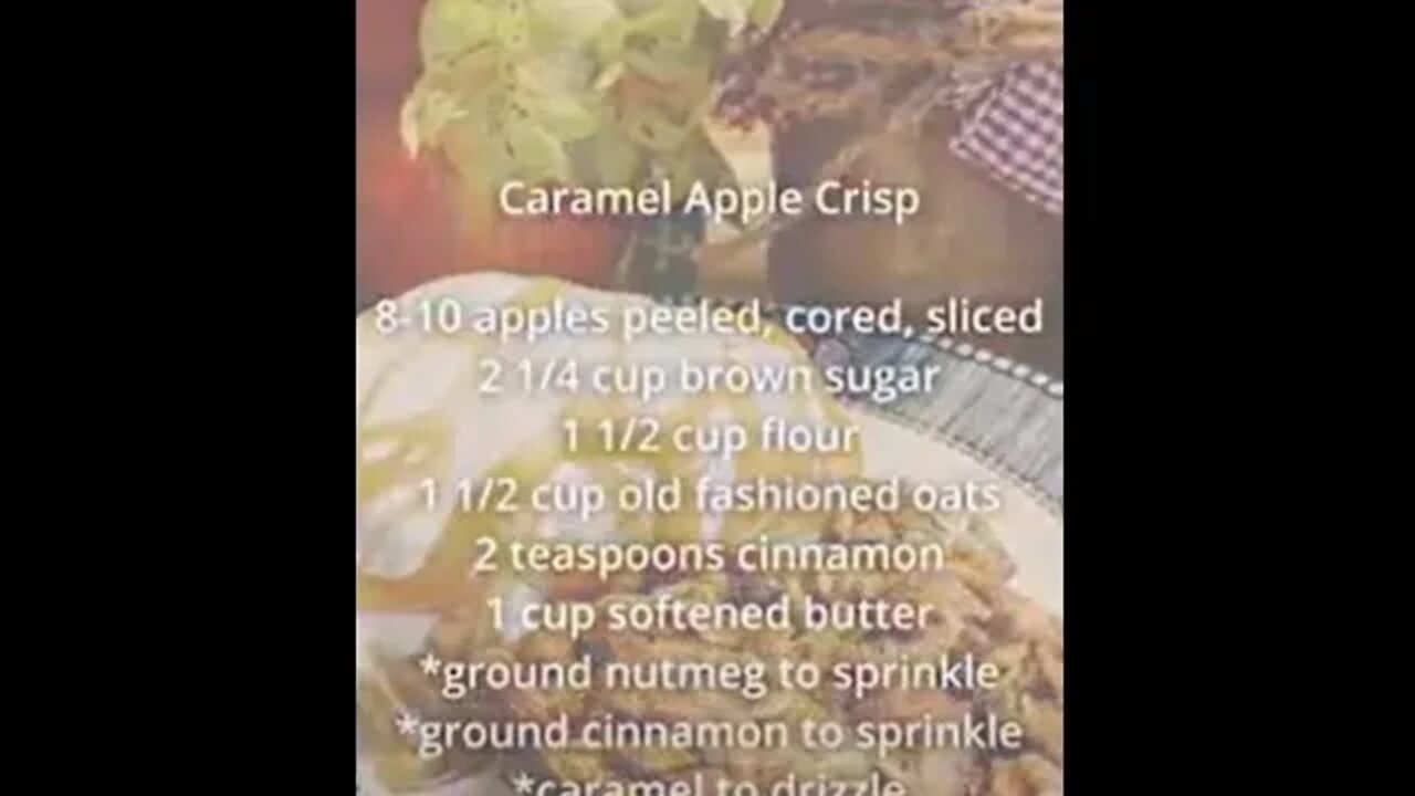 The Best Fall Apple Crisp Dessert | NFL Football | Easy Dessert Recipes | Old Fashioned #shorts