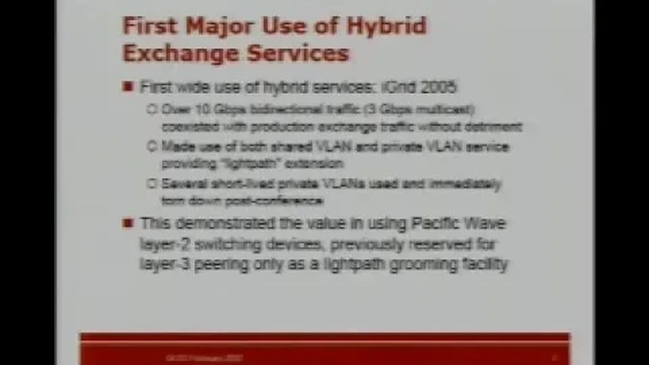 Supporting Hybrid Services at an International Exchange Facility The Experience of Pacific Wave