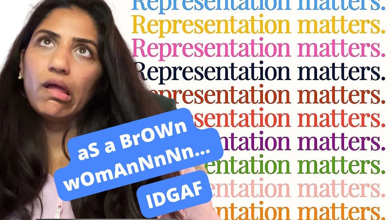 Why I don't Care About RePreSEntATiOn ... HOW TO BE CONFIDENT