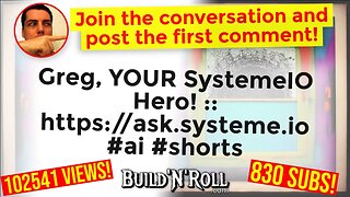 Greg, YOUR SystemeIO Hero! :: https://ask.systeme.io #ai #shorts