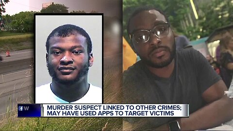 Murder suspect linked to other crimes; may have used apps to target victims
