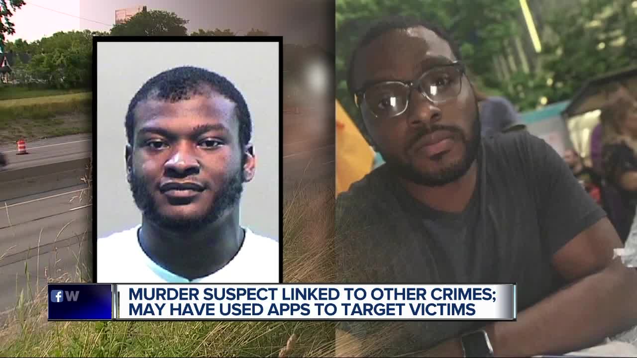 Murder suspect linked to other crimes; may have used apps to target victims