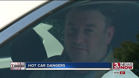 Stifling heat comes on quickly inside cars