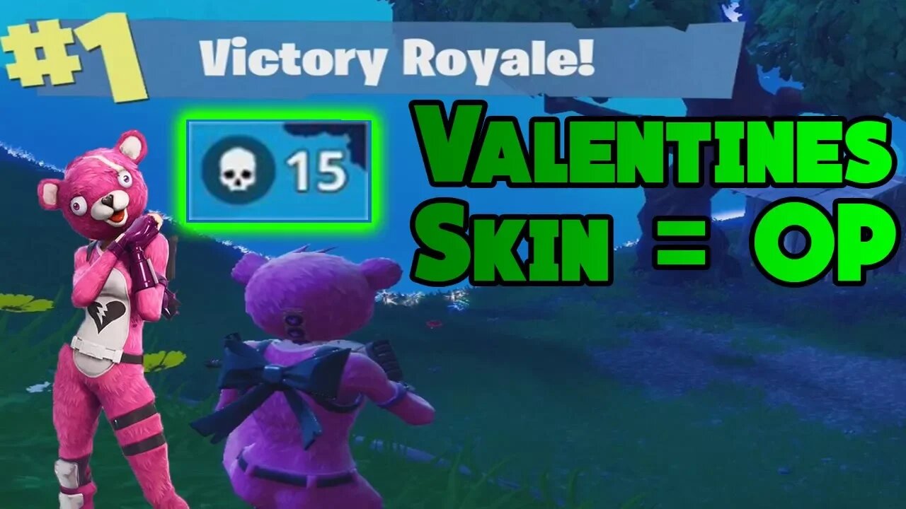 *NEW* Valentines Skin 15 Frag Solo Win - Fortnite Battle Royale Gameplay