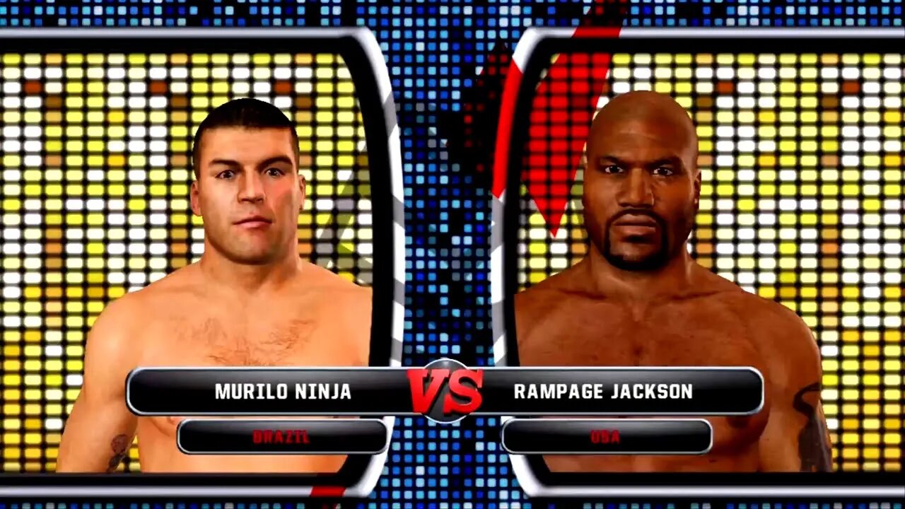 UFC Undisputed 3 Gameplay Rampage Jackson vs Murilo Ninja (Pride)