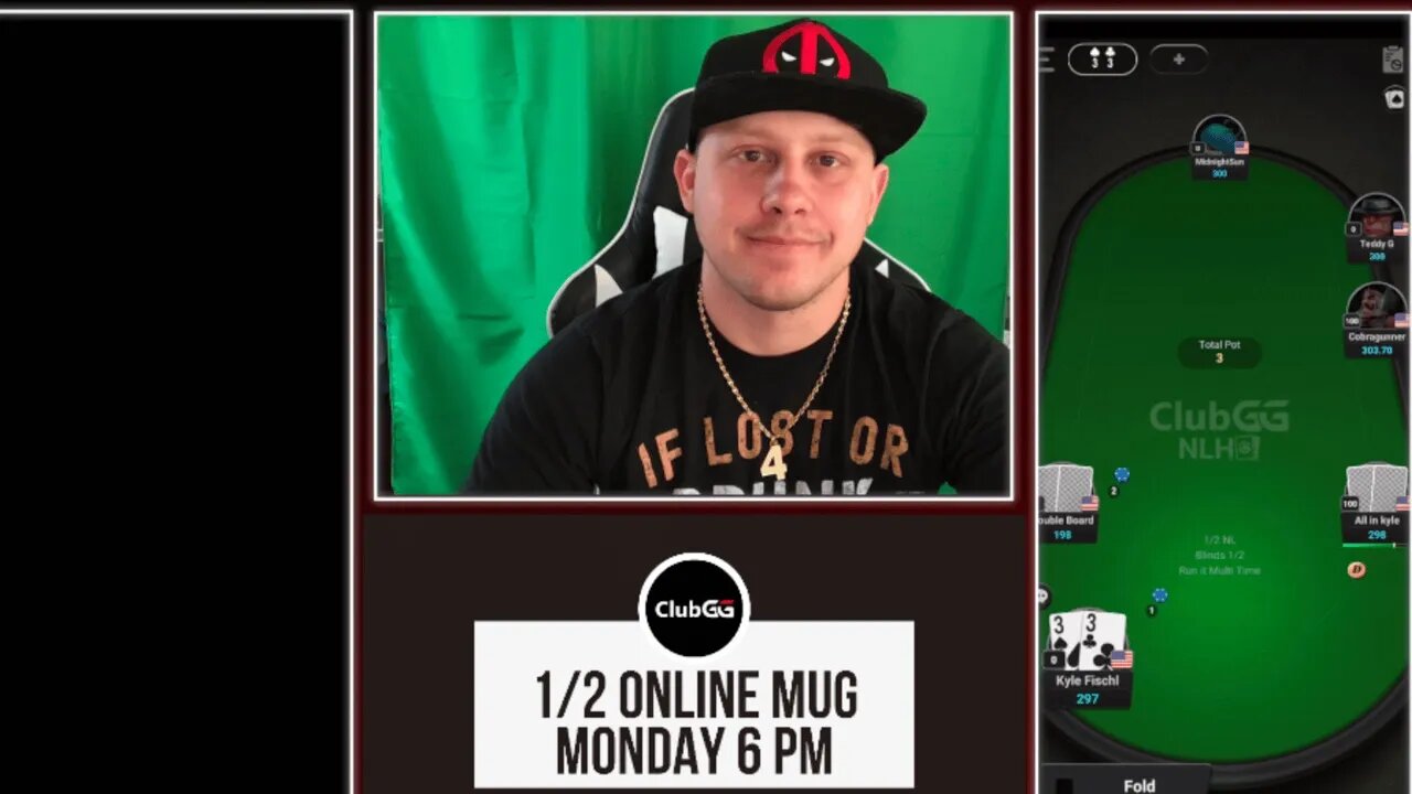 Friendly 1/2 Poker Session On Club GG Session #6