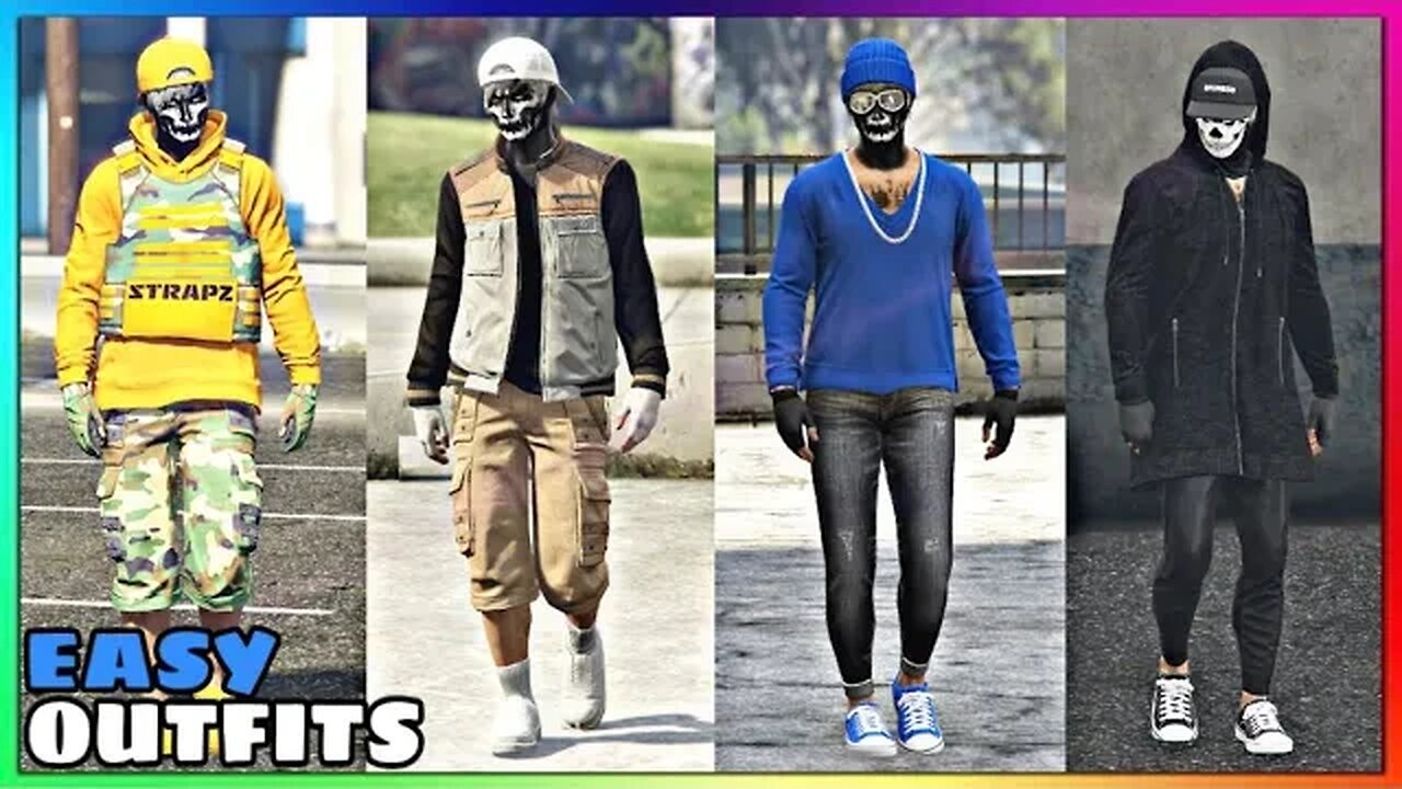 4 Easy Male Outfits To Make 14 (GTA Online)