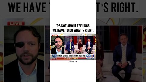 Dan Crenshaw: “It’s Not About Feelings—We Have To Do What’s Right.”