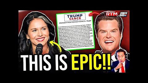 Trump Makes STUNNING Announcement on Tulsi Gabbard and Matt Gaetz