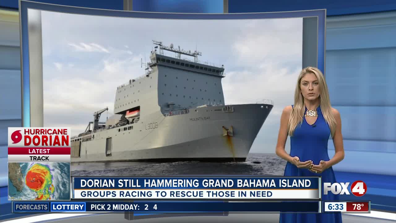 British Royal Navy ship to arrive in Bahamas with Hurricane Dorian aid