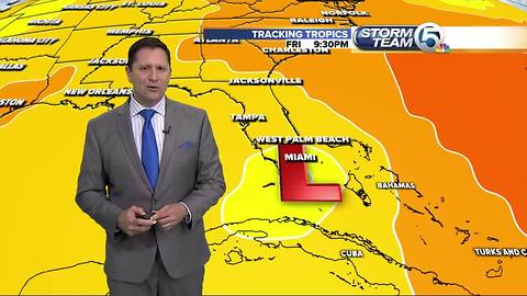 Tropical system could develop late next week