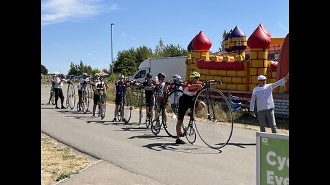 2022 British Open Penny-Farthing Championships: Slalom Competiton