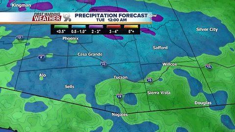 Valley rain and mountain snow return to southern Arizona