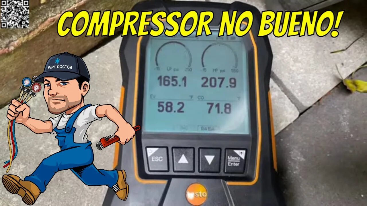 Central AC Compressor Fails Pump Down Test - Central AC Not Cooling - The Fix