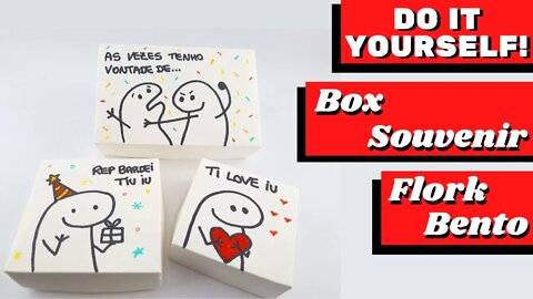 DIY - How to Make Souvenir Box Flork Bento