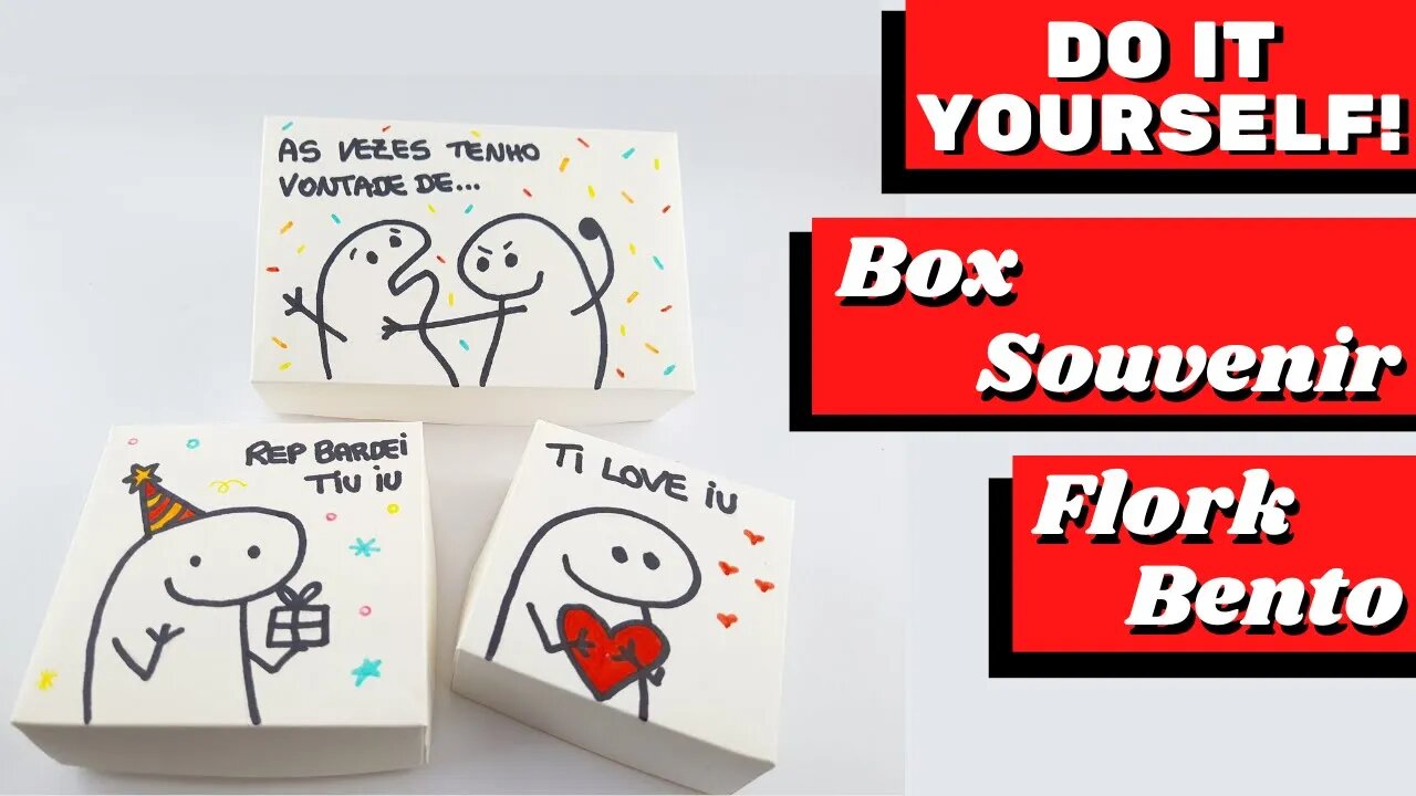 DIY - How to Make Souvenir Box Flork Bento