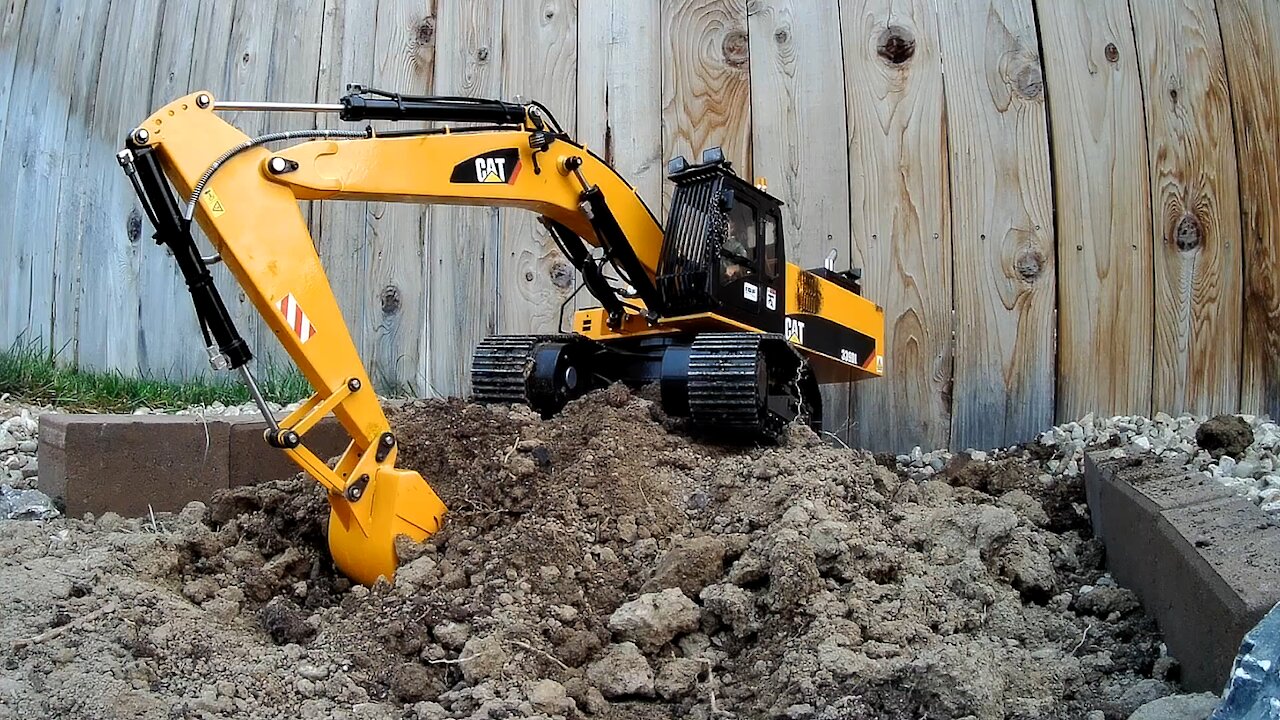 Radio controlled heavy equipment