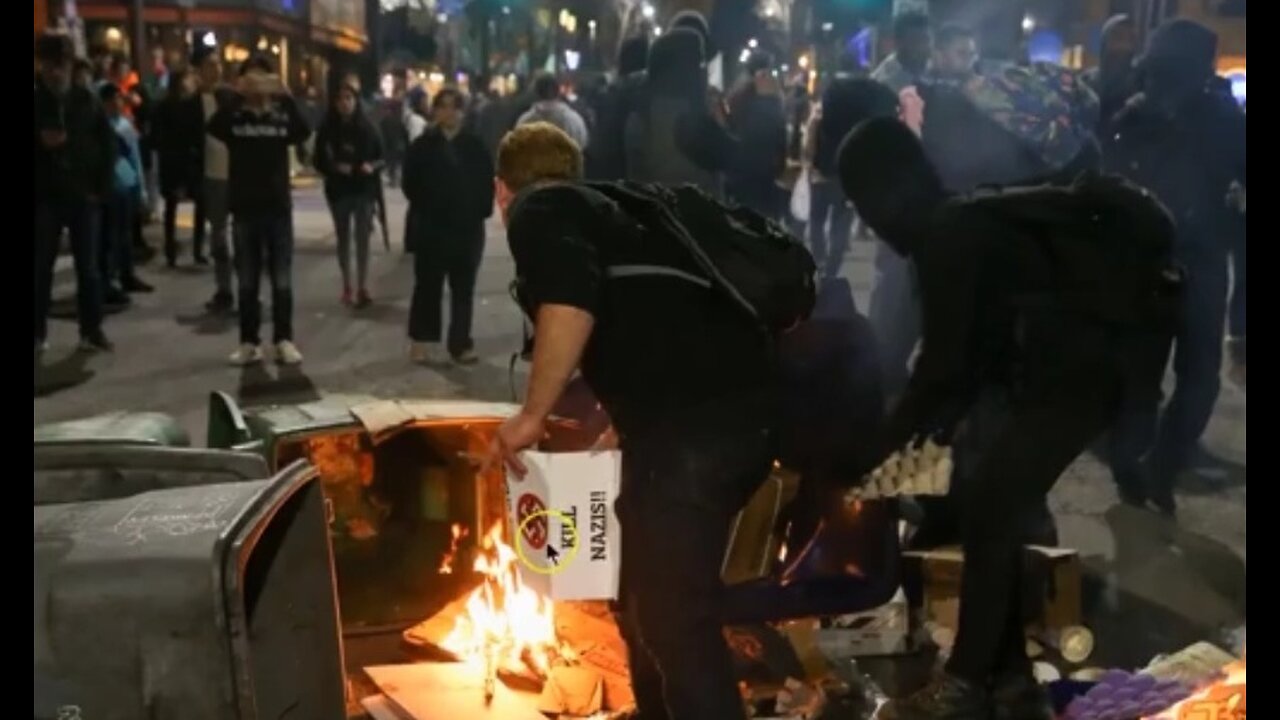 Berkeley ANTIFA Libtard Commie Woke Joke Propaganda. Antifa - A Jesuit Production