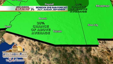 Chief Meteorologist Erin Christiansen's KGUN 9 Forecast Friday, May 18, 2018