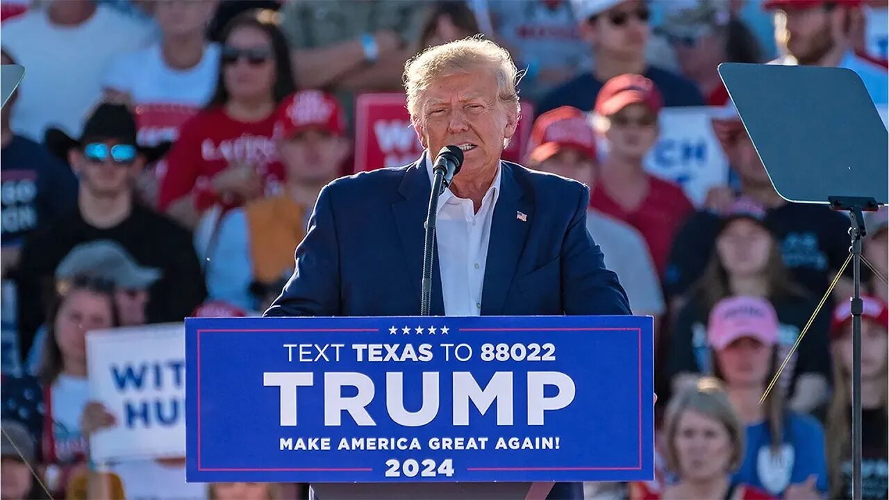 Trump rally goes silent after he attempts to mock DeSantis
