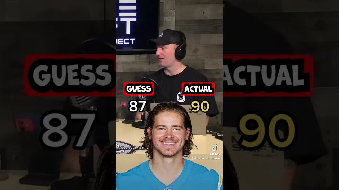 Guessing Justin Herbert, Deshaun Watson, and Dalvin Cook’s Madden Rating! #shorts #sports #madden