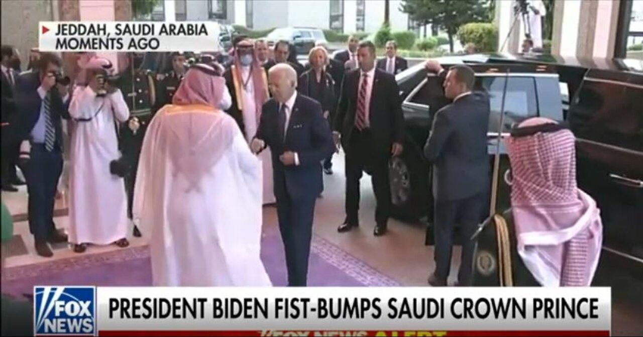 Joe Biden Fist-Bumps Saudi Crown Prince After Pariah, Khashoggi Murder Outcry