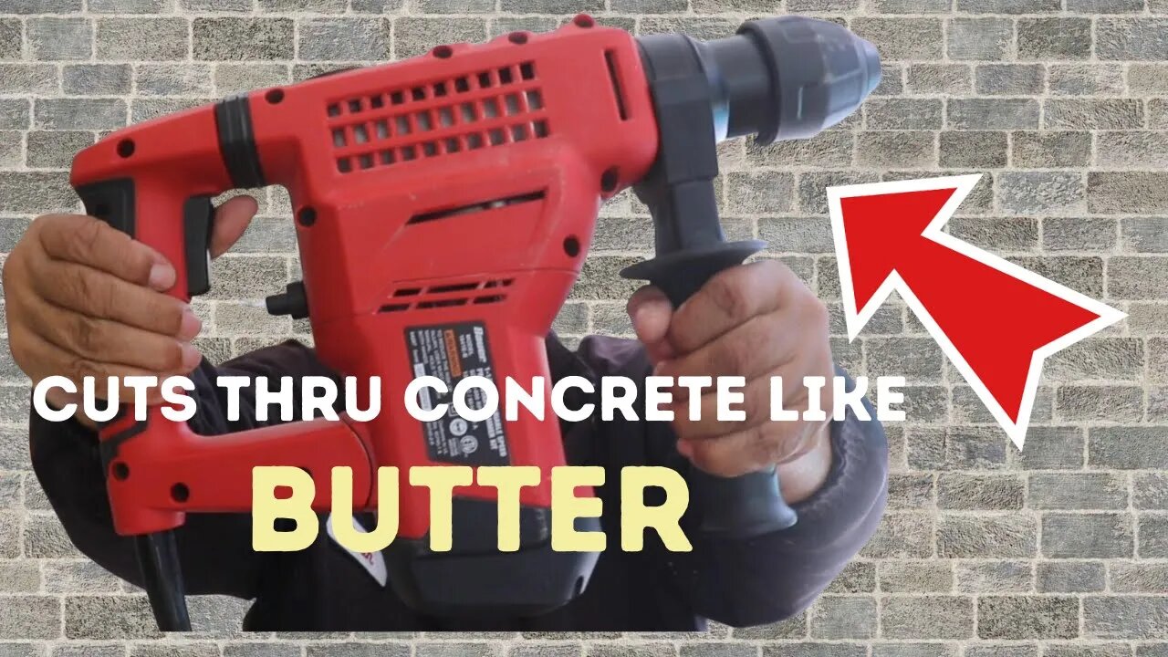 A TOOL that Cuts thru Concrete LIKE BUTTER//rotary hammer