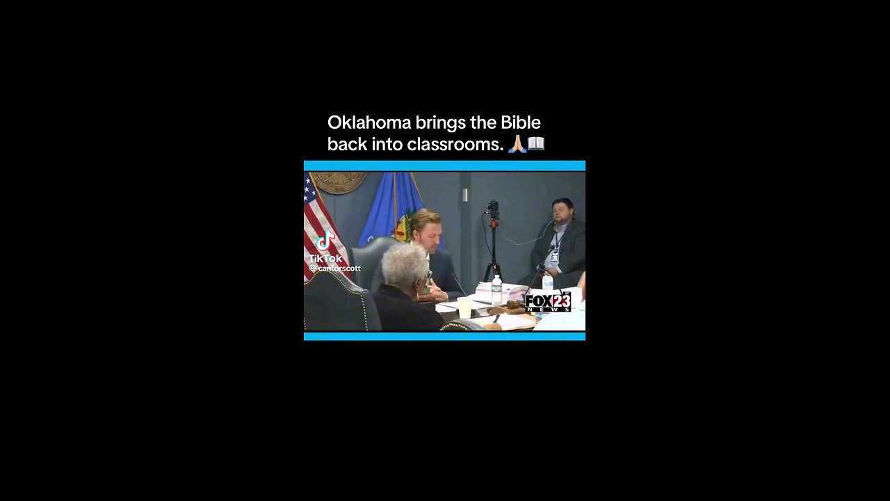 ✝️ OKLAHOMA BRINGS THE BIBLE BACK INTO EDUCATION