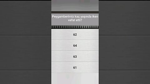 #yarışma #bilgi İSLÂMÎ BİLGİ YARIŞMASI