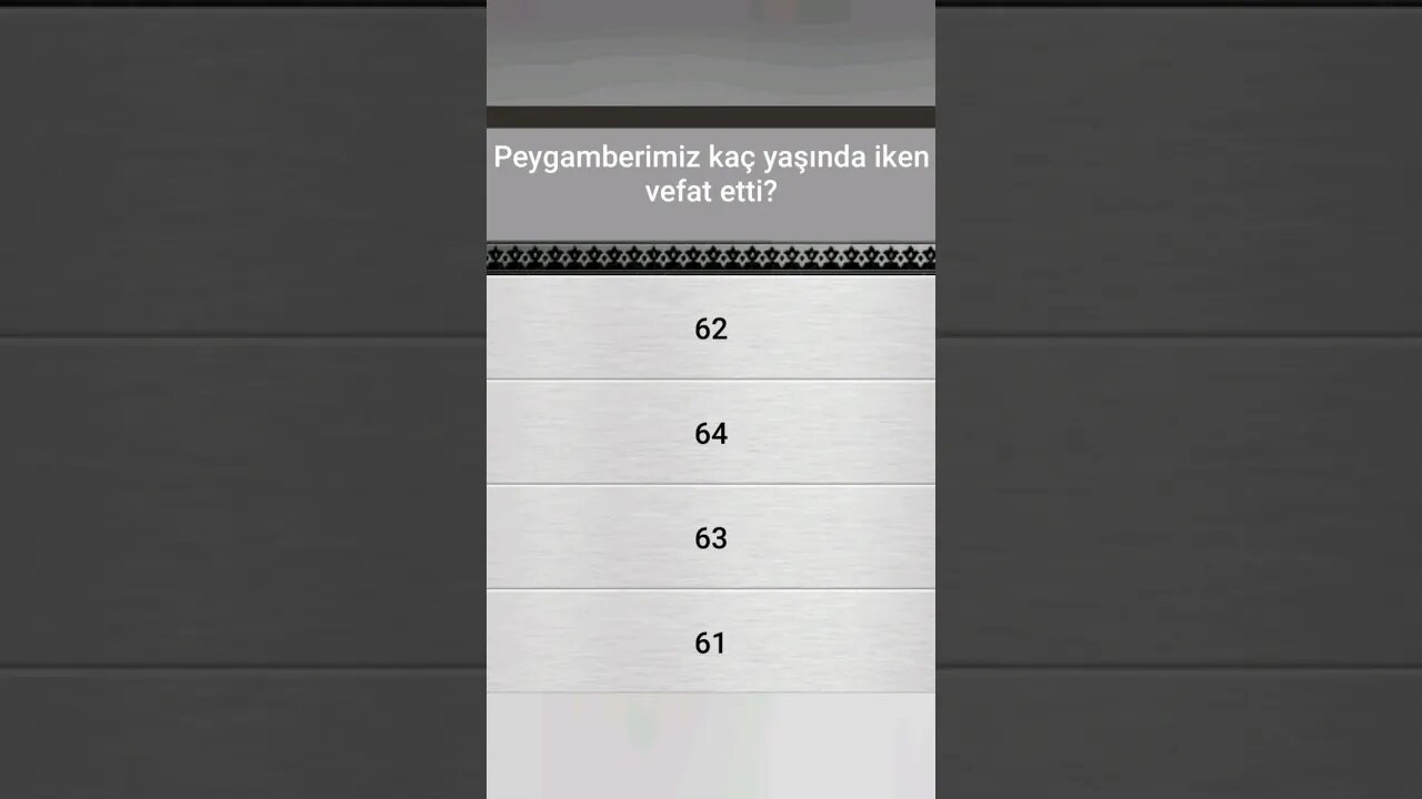 #yarışma #bilgi İSLÂMÎ BİLGİ YARIŞMASI