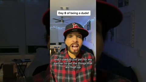 Day 8 of being a DUDE! #comedy #shorts
