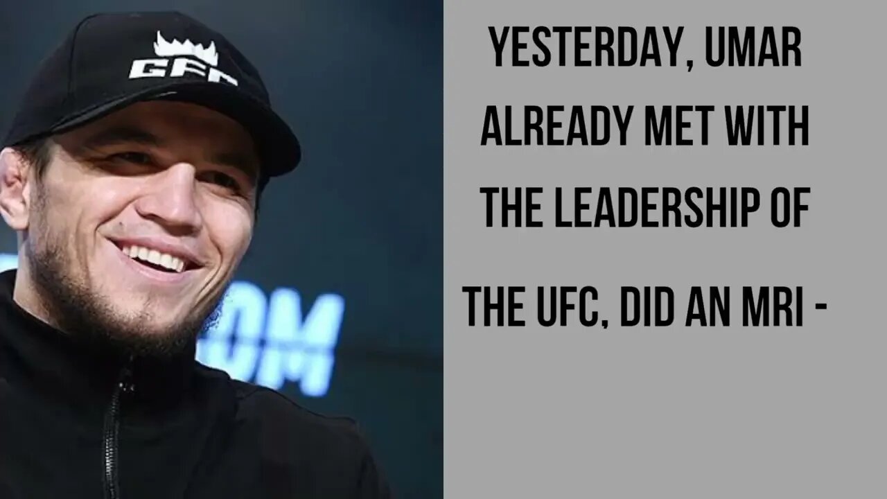 Khabib revealed Umar Nurmagomedov's fate.