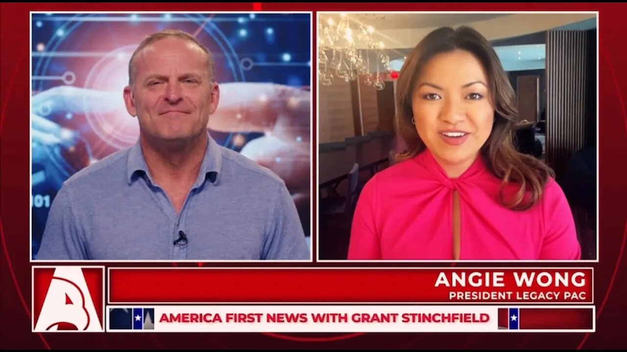 Legacy PAC President ANGIE WONG on Grant Stinchfield Show covering the Durham Report TRUMP