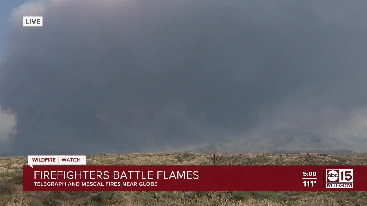 New evacuations ordered as fire crews continue to battle the Telegraph Fire