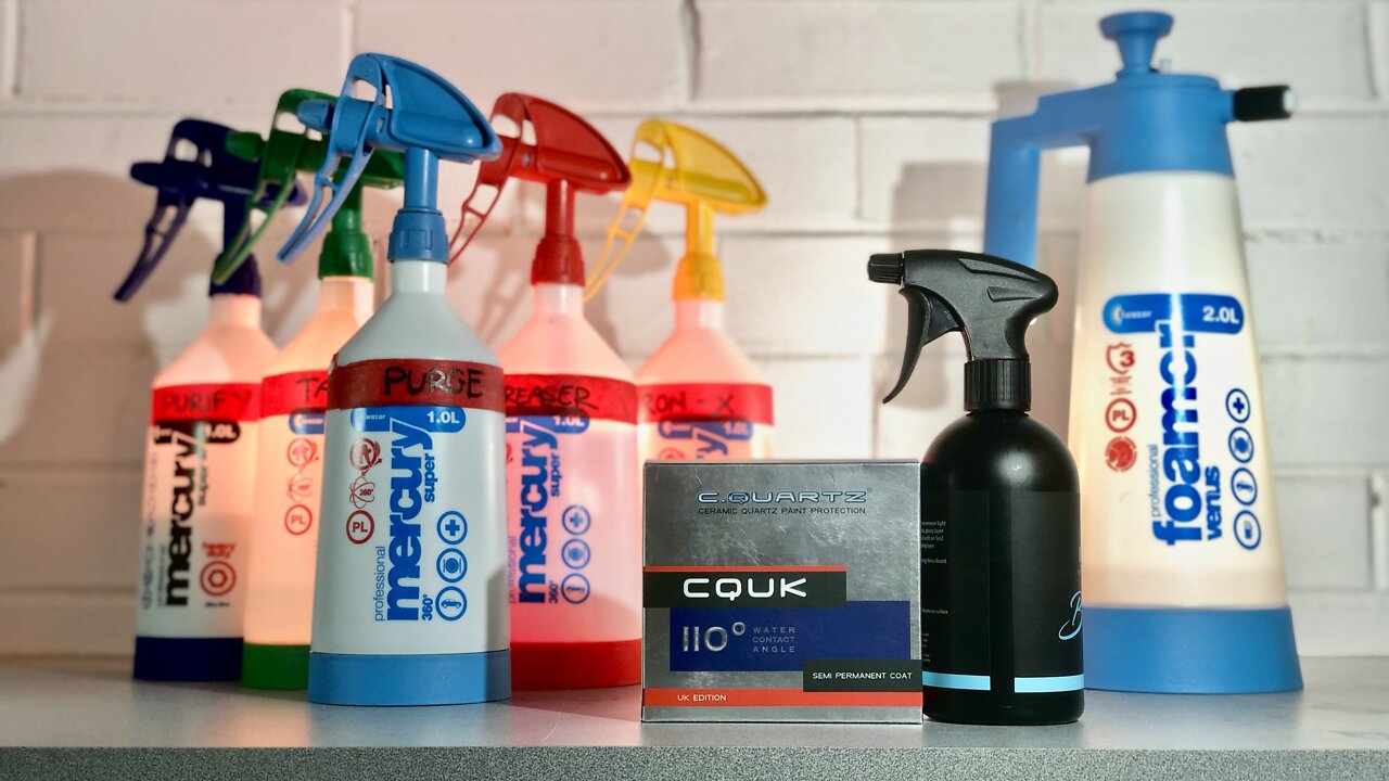 Kwazar Double Action Sprayers & Foamer + an Amazing Quick Detailer