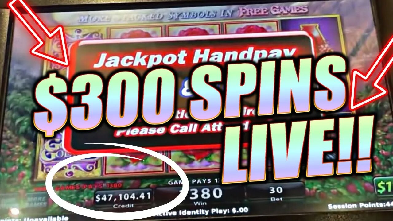 🎰 Guaranteed First Spin Slot Jackpot 🎰 High Limit Las Vegas Live Play w/ $300 Spins!