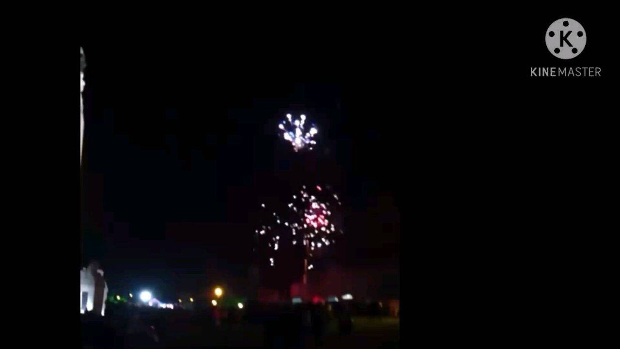 Fireworks on Plymouth Hoe, UK November 5th, 2011.